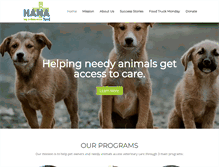 Tablet Screenshot of hanapetfund.org